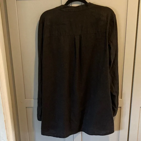 Eileen Fisher Linen Tunic Top - Picture 5 of 6